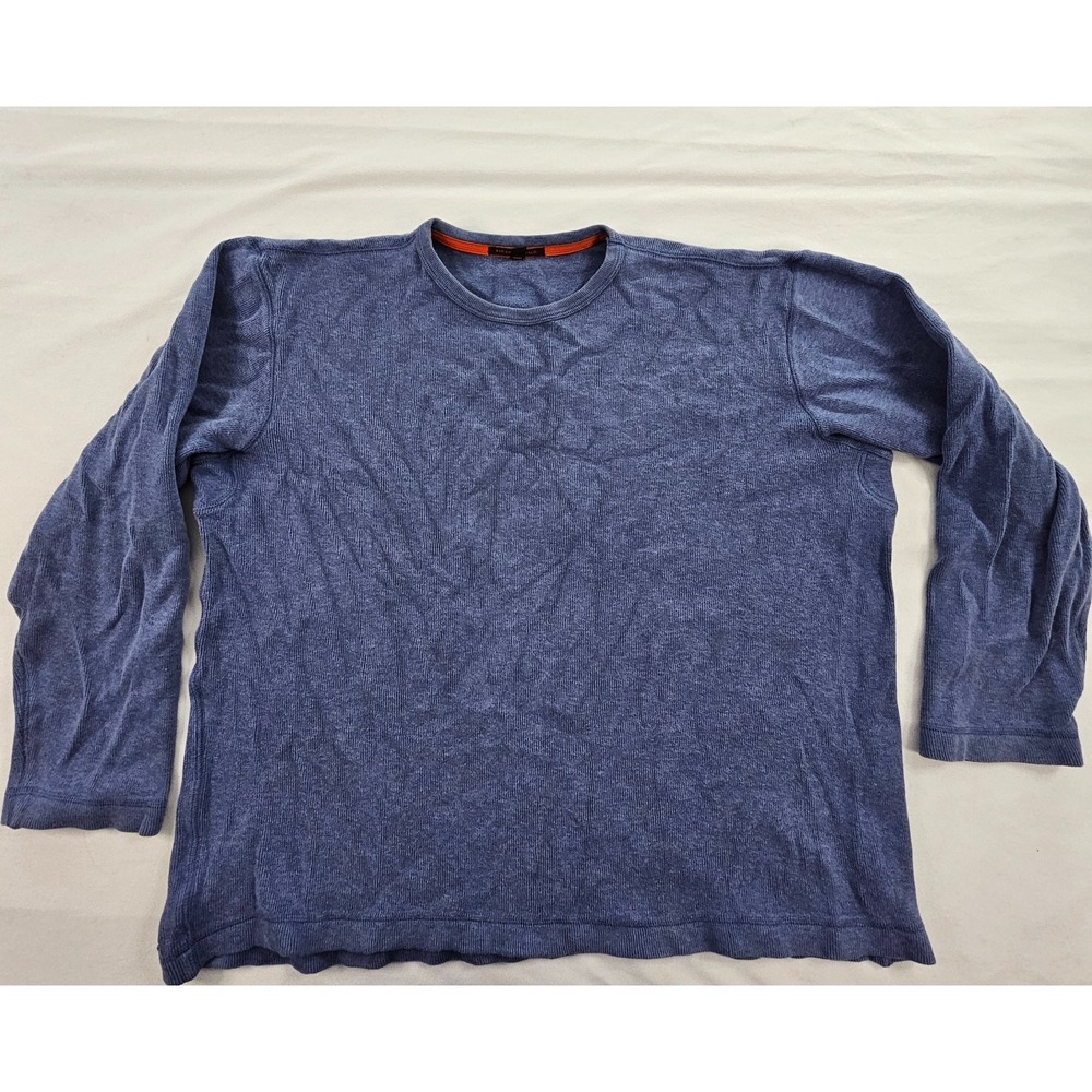 Banana Republic Blue Long Sleeve Cotton Pullover Sweater Men's XL